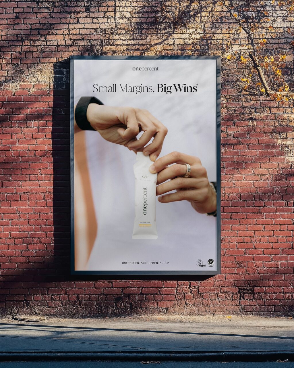 Instagram post from onepercentsupplements. This post is in position 2.