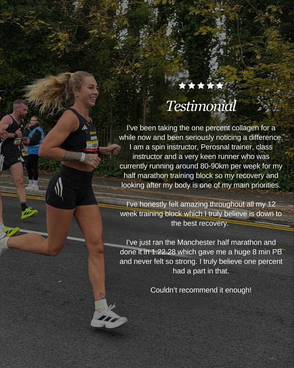 Instagram post from onepercentsupplements. This post is in position 1.