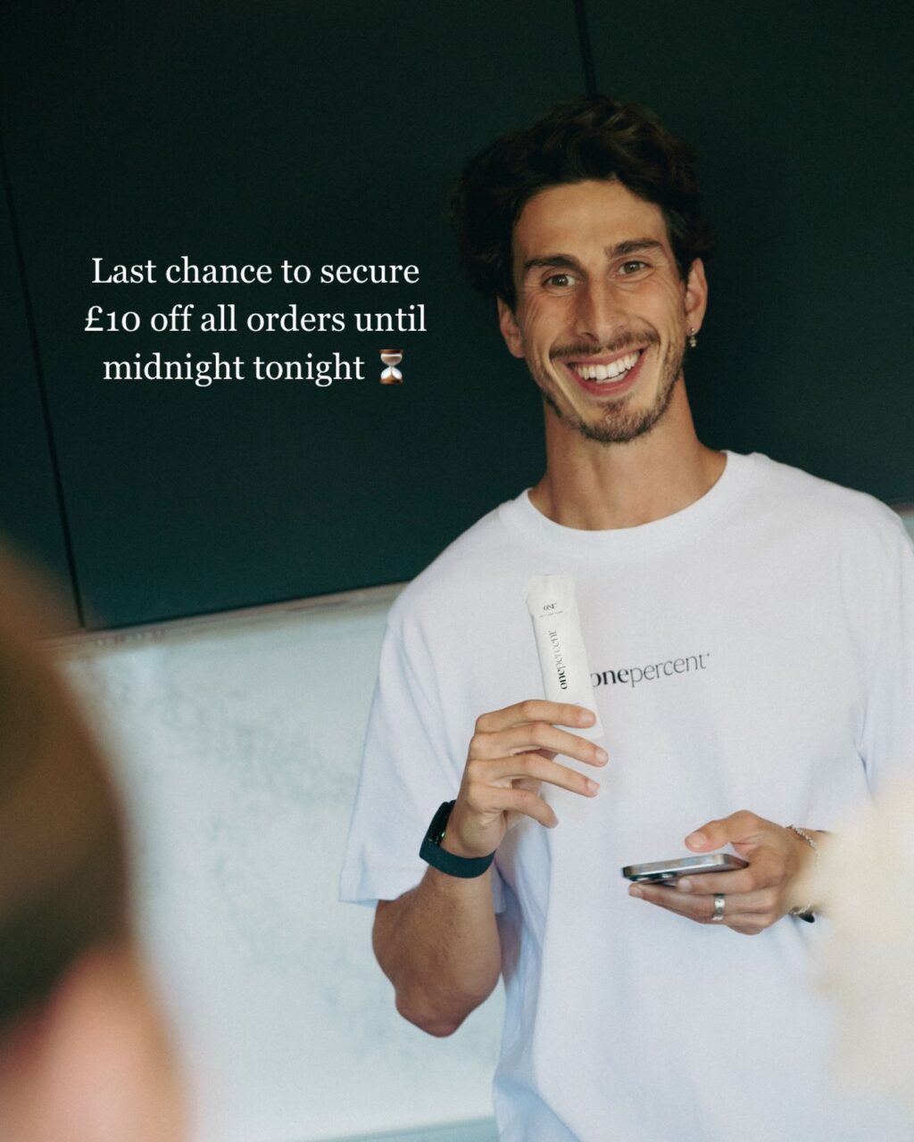 Instagram post from onepercentsupplements. This post is in position 3.