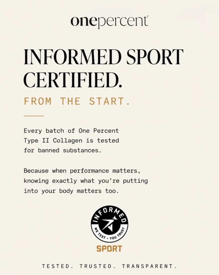 Instagram post from onepercentsupplements. This post is in position 1.